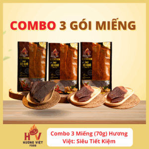 Combo 3 Miếng (70g) Hương Việt: Siêu Tiết Kiệm